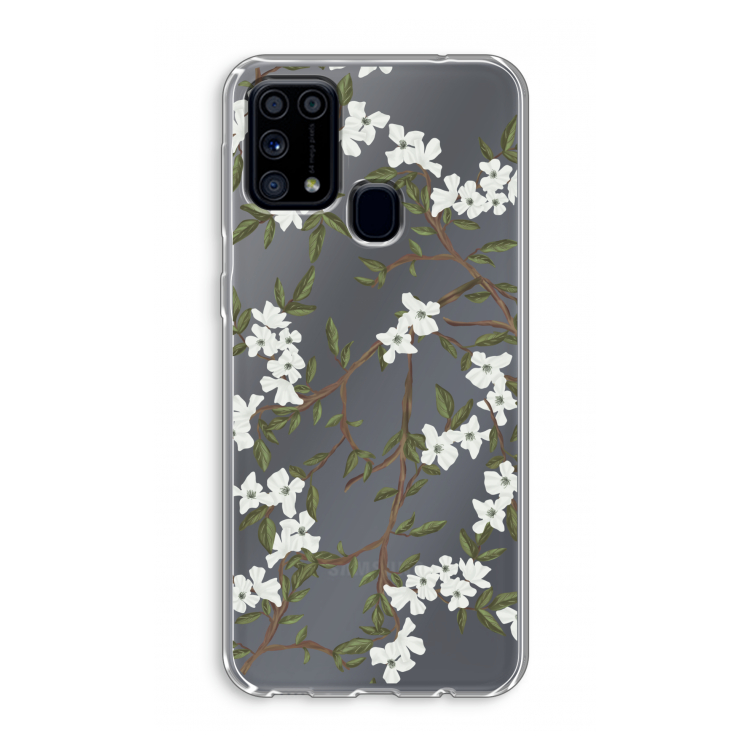 Blossoming spring: Samsung Galaxy M31 Transparant Hoesje