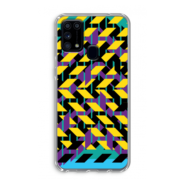 Skew Bee 3: Samsung Galaxy M31 Transparant Hoesje