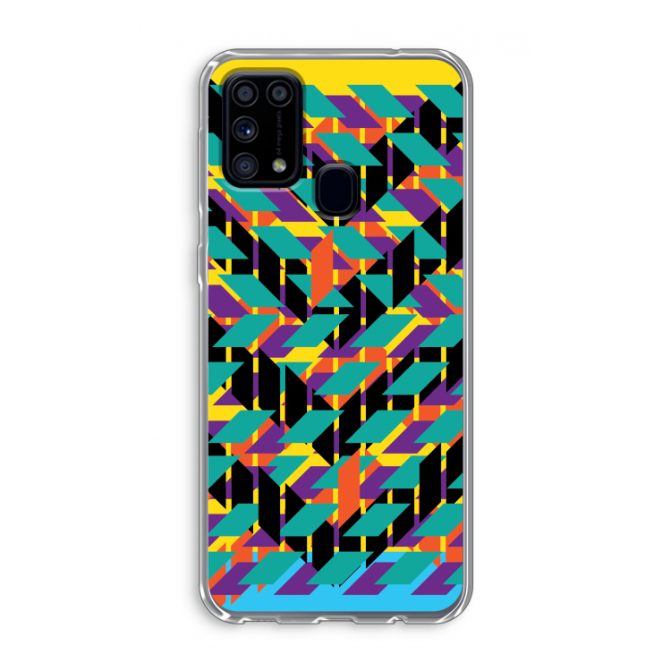 Skew Bee 1: Samsung Galaxy M31 Transparant Hoesje