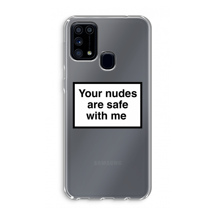 Safe with me: Samsung Galaxy M31 Transparant Hoesje