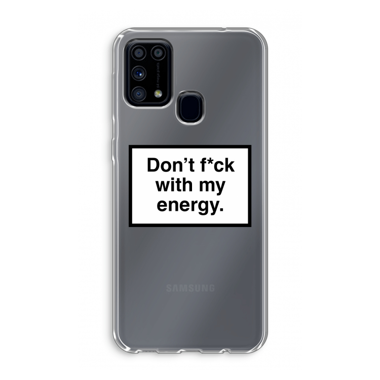 My energy: Samsung Galaxy M31 Transparant Hoesje