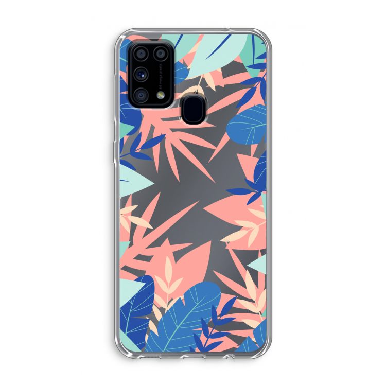 Tropisch: Samsung Galaxy M31 Transparant Hoesje