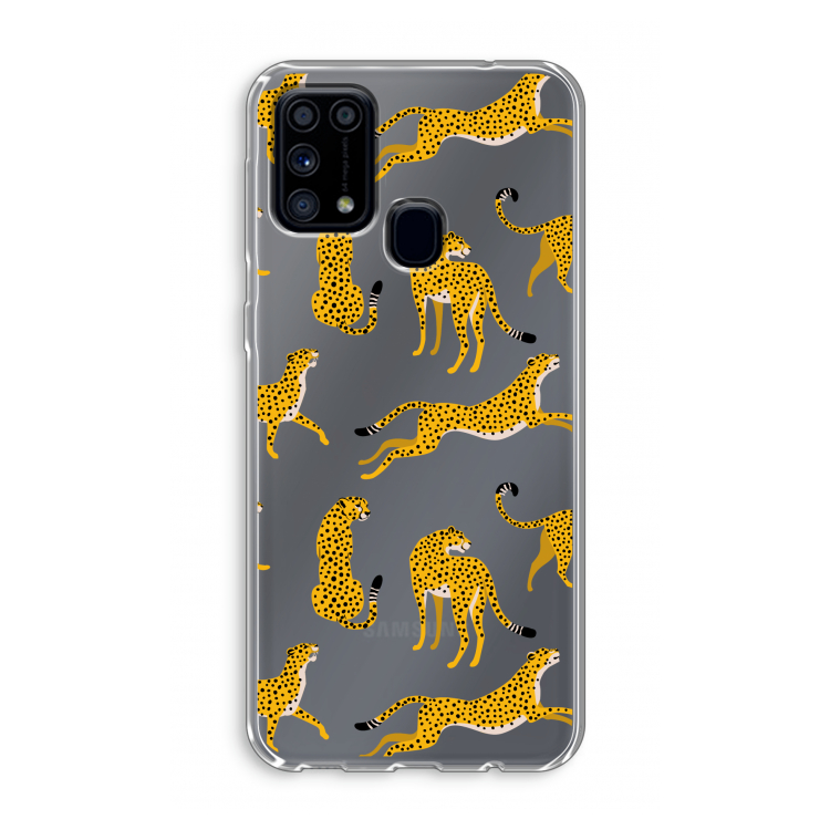 Luipaard: Samsung Galaxy M31 Transparant Hoesje