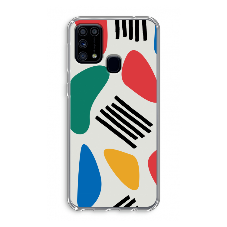 Illustratieve pop 1: Samsung Galaxy M31 Transparant Hoesje