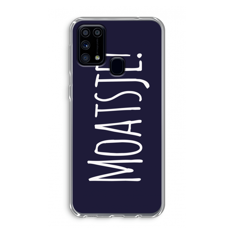 Moatsje!: Samsung Galaxy M31 Transparant Hoesje