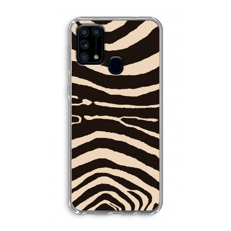 Arizona Zebra: Samsung Galaxy M31 Transparant Hoesje