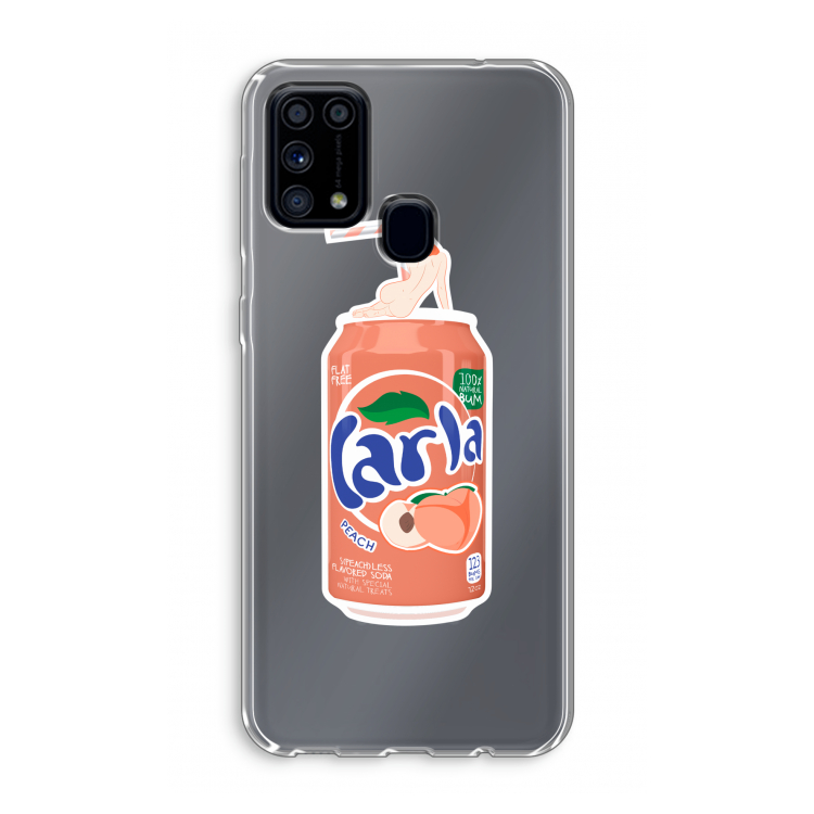 S(peach)less: Samsung Galaxy M31 Transparant Hoesje