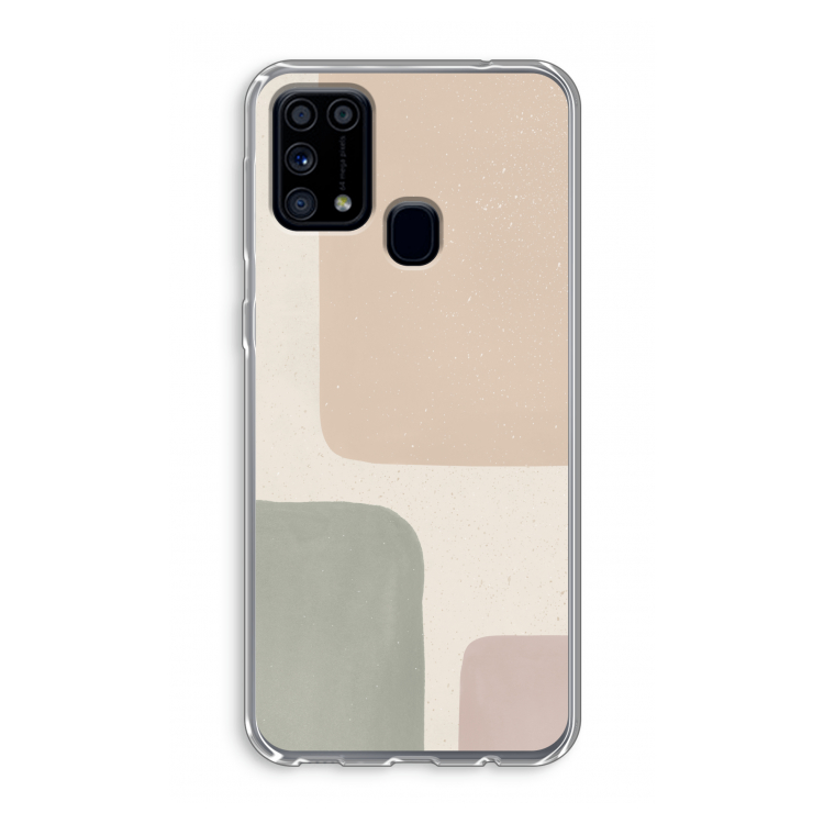 Geo #7: Samsung Galaxy M31 Transparant Hoesje