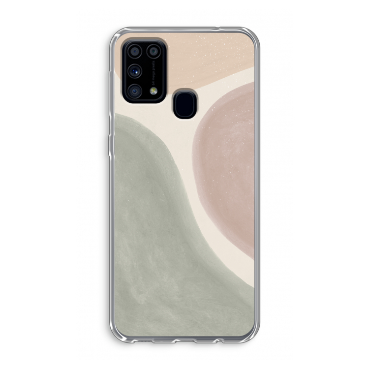 Geo #6: Samsung Galaxy M31 Transparant Hoesje