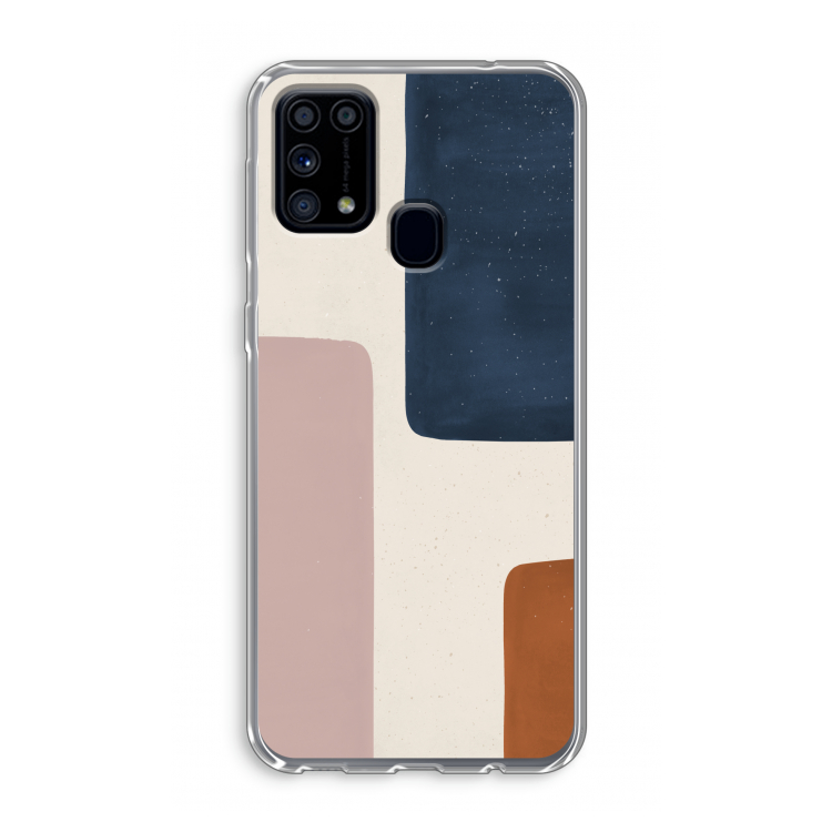 Geo #5: Samsung Galaxy M31 Transparant Hoesje