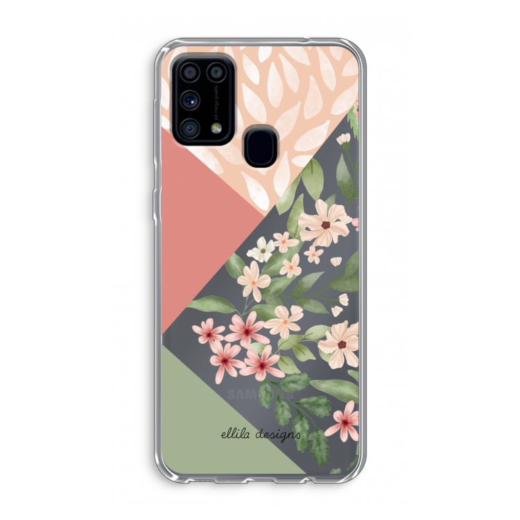 Sweet heaven geometrics: Samsung Galaxy M31 Transparant Hoesje
