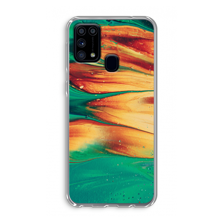 Green Inferno: Samsung Galaxy M31 Transparant Hoesje