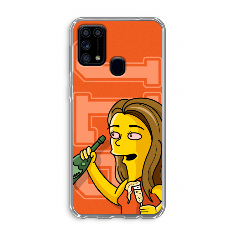 Jamie Lee Simpson: Samsung Galaxy M31 Transparant Hoesje