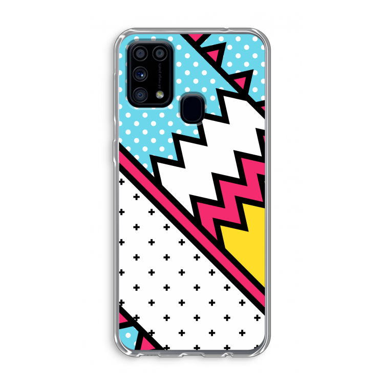 Pop Art #2: Samsung Galaxy M31 Transparant Hoesje