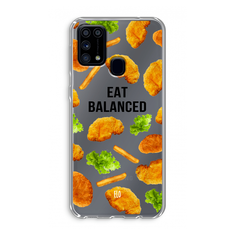 Eat Balanced: Samsung Galaxy M31 Transparant Hoesje