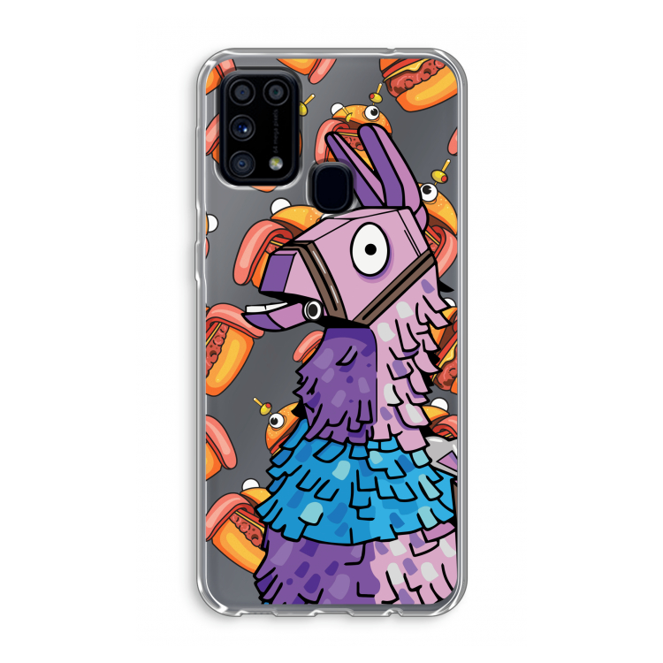 Loot Burger: Samsung Galaxy M31 Transparant Hoesje