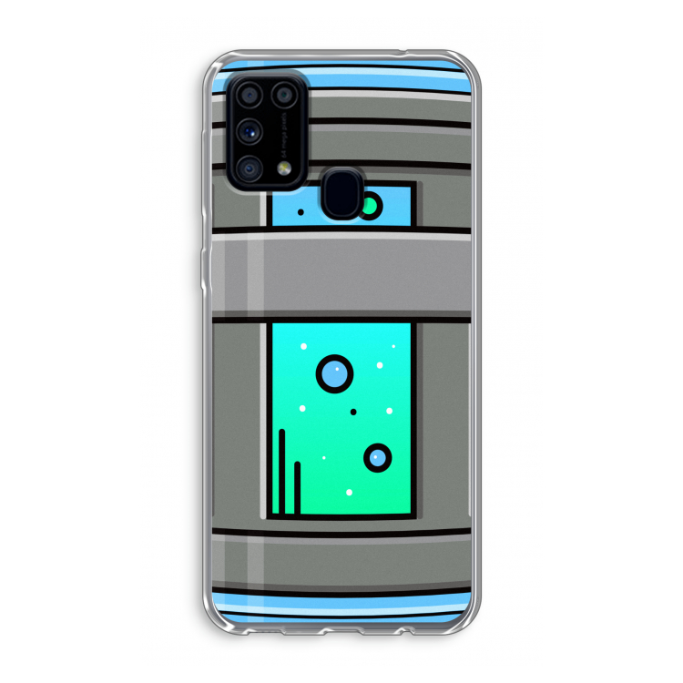 Chug Bottle: Samsung Galaxy M31 Transparant Hoesje