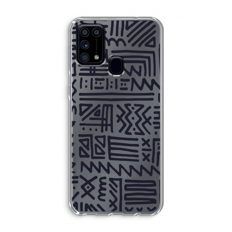 Marrakech print: Samsung Galaxy M31 Transparant Hoesje
