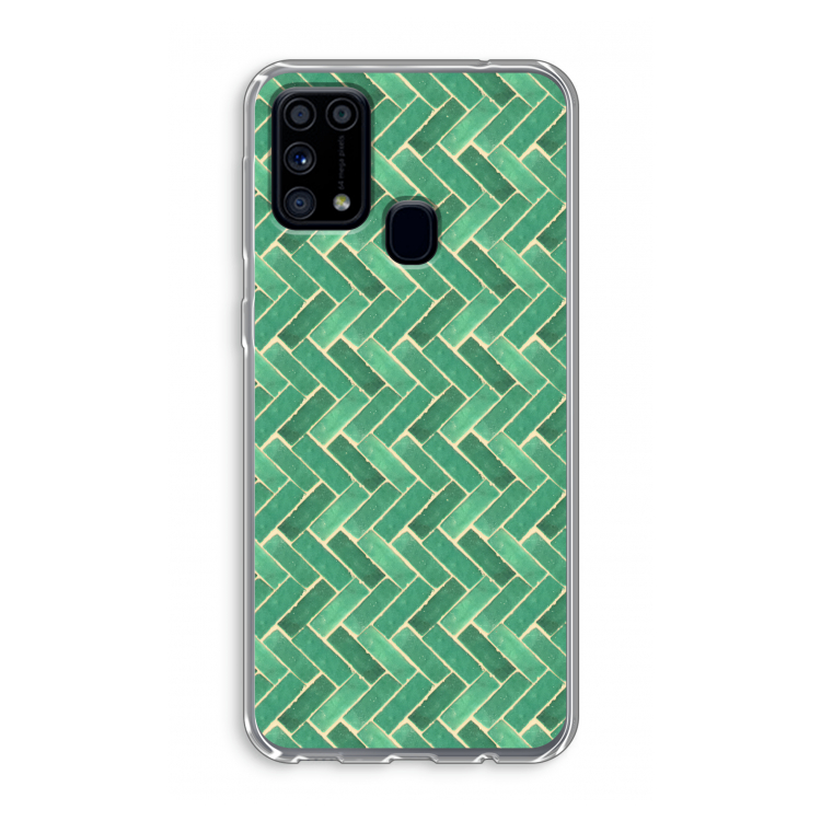 Moroccan tiles 2: Samsung Galaxy M31 Transparant Hoesje