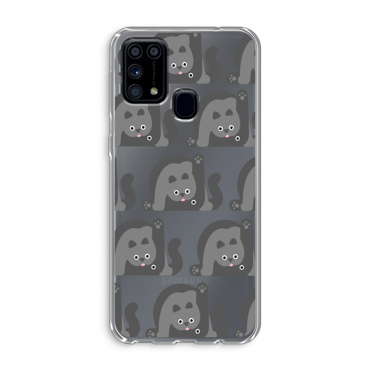 Cats: Samsung Galaxy M31 Transparant Hoesje