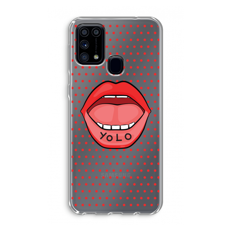 Yolo Denise: Samsung Galaxy M31 Transparant Hoesje