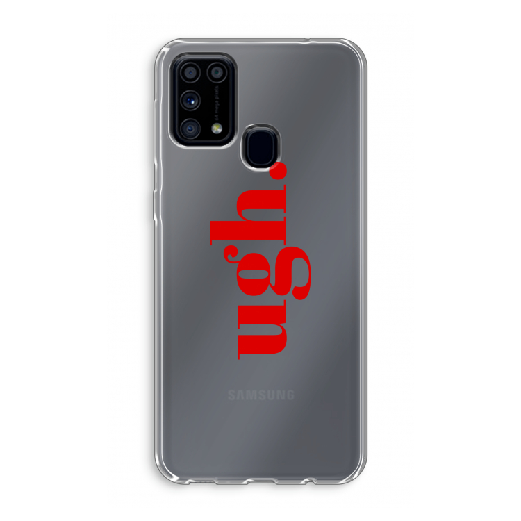Ugh: Samsung Galaxy M31 Transparant Hoesje