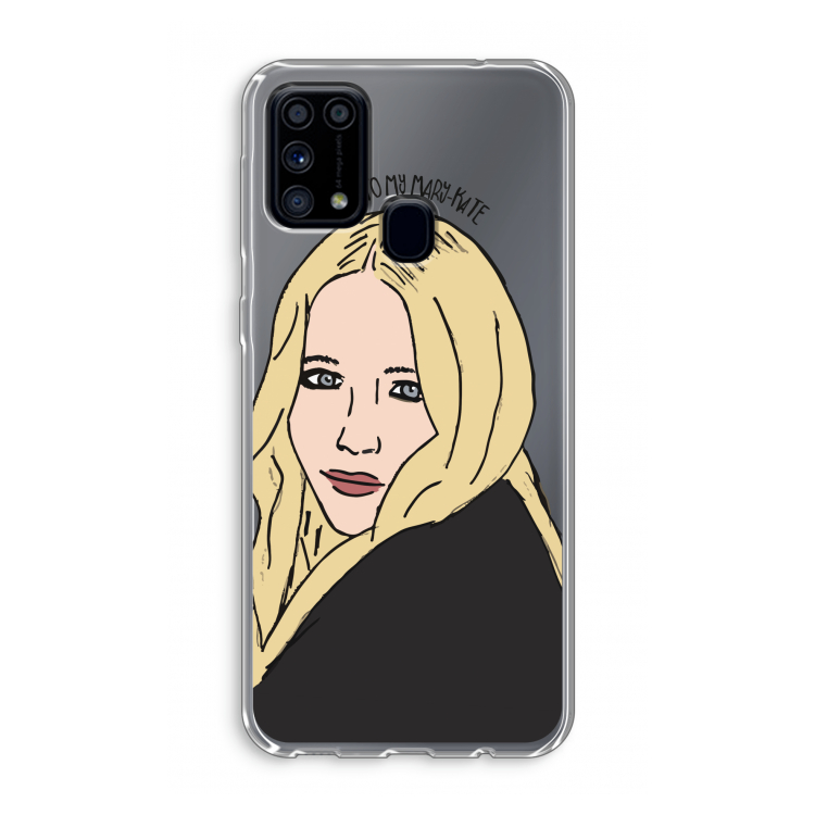 Mary Kate: Samsung Galaxy M31 Transparant Hoesje