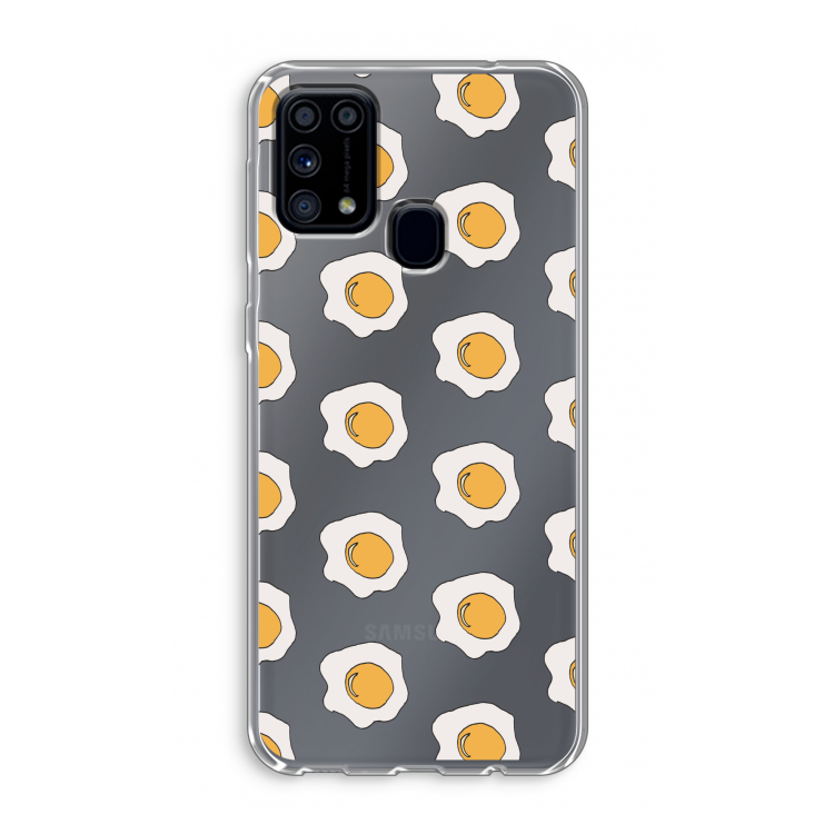 Bacon to my eggs #1: Samsung Galaxy M31 Transparant Hoesje