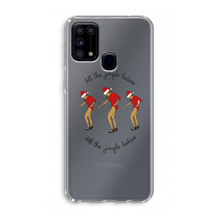 Jingle Ladies: Samsung Galaxy M31 Transparant Hoesje