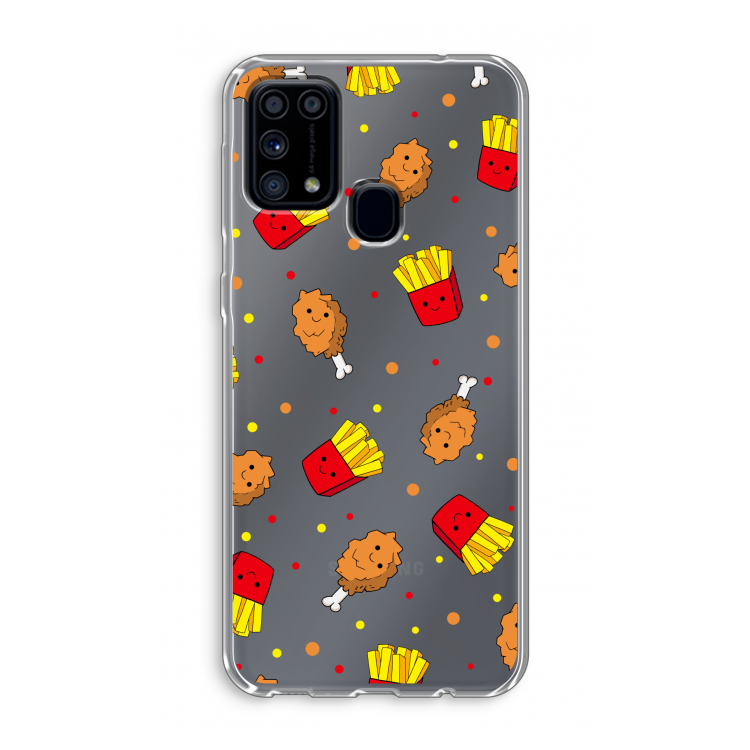 Chicken 'n Fries: Samsung Galaxy M31 Transparant Hoesje