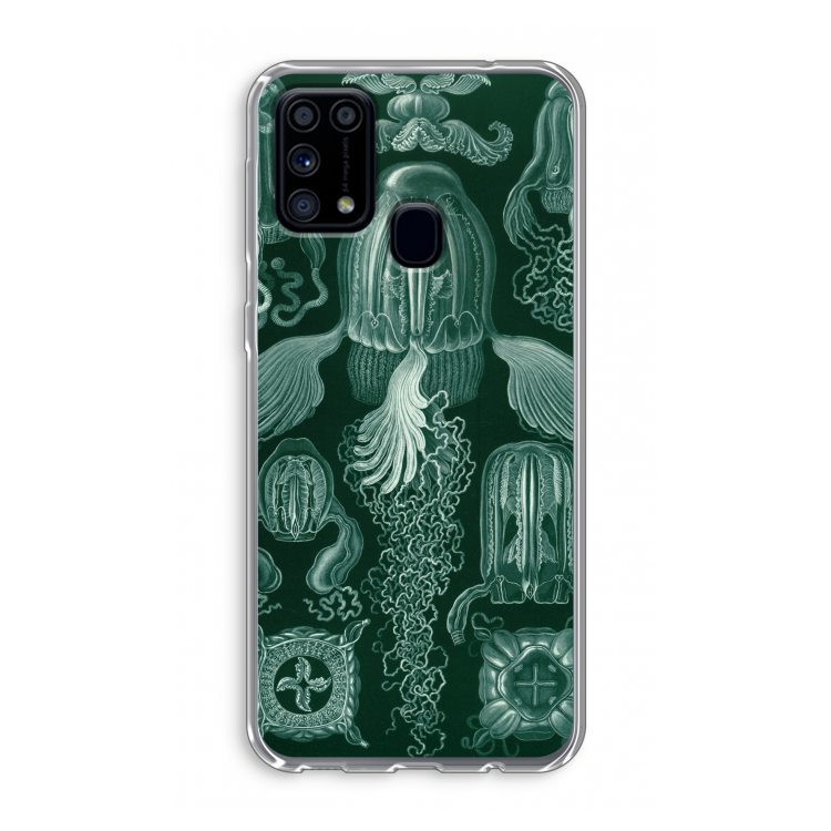 Haeckel Cubomedusae: Samsung Galaxy M31 Transparant Hoesje