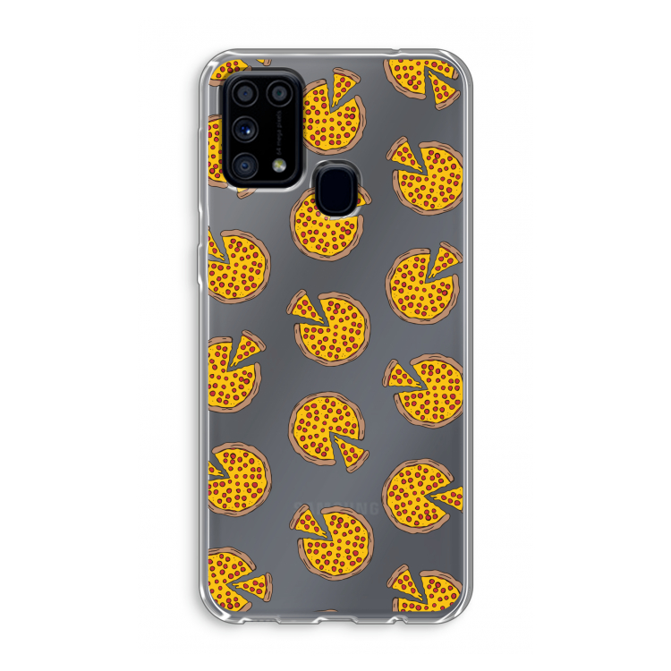 You Had Me At Pizza: Samsung Galaxy M31 Transparant Hoesje