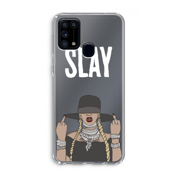 Slay All Day: Samsung Galaxy M31 Transparant Hoesje