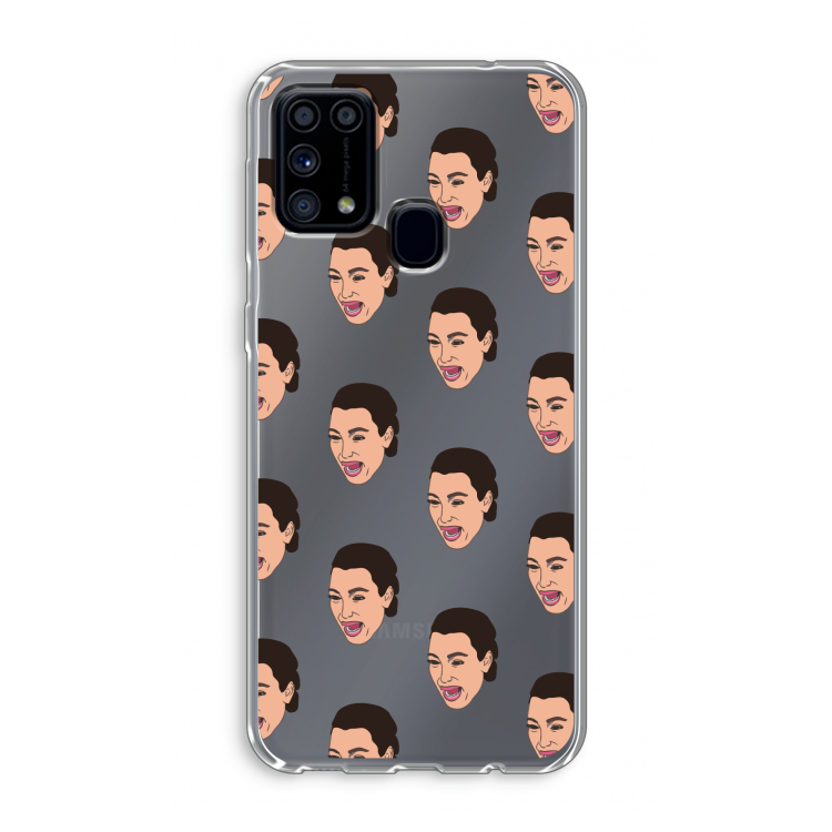 Ugly Cry Call: Samsung Galaxy M31 Transparant Hoesje