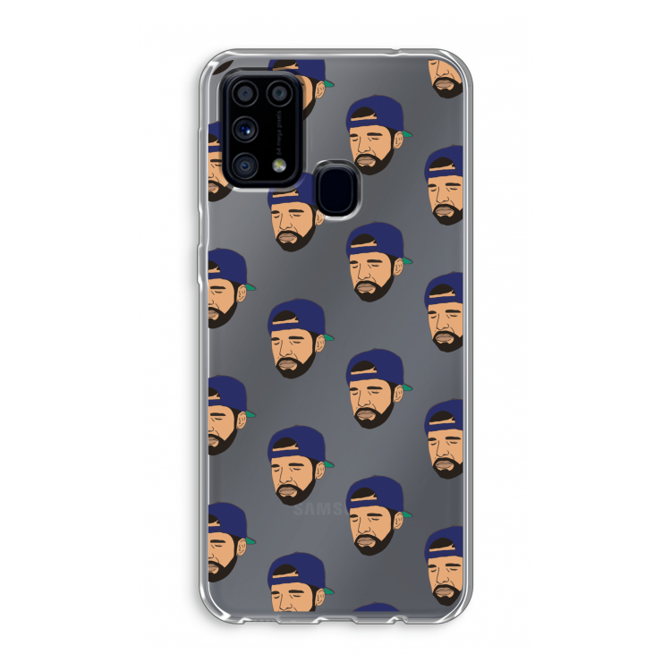 Drake Away: Samsung Galaxy M31 Transparant Hoesje