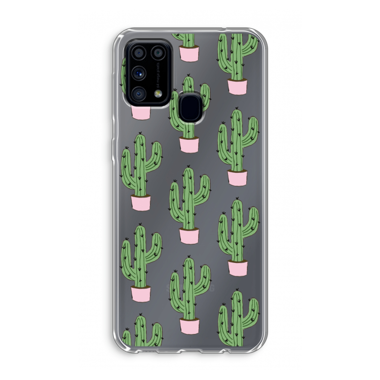 Cactus Lover: Samsung Galaxy M31 Transparant Hoesje
