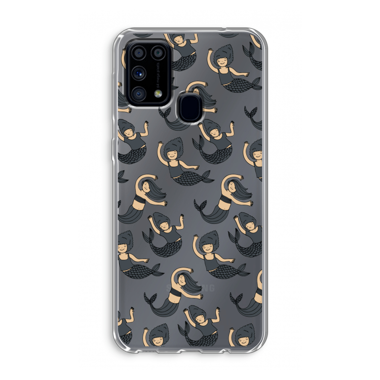 Zeemeermin: Samsung Galaxy M31 Transparant Hoesje