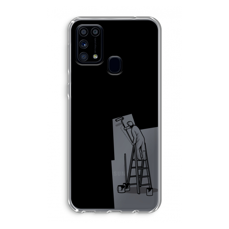 Musketon Painter: Samsung Galaxy M31 Transparant Hoesje
