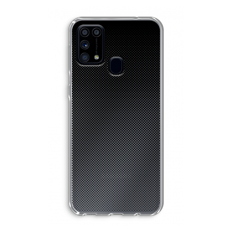 Musketon Halftone: Samsung Galaxy M31 Transparant Hoesje