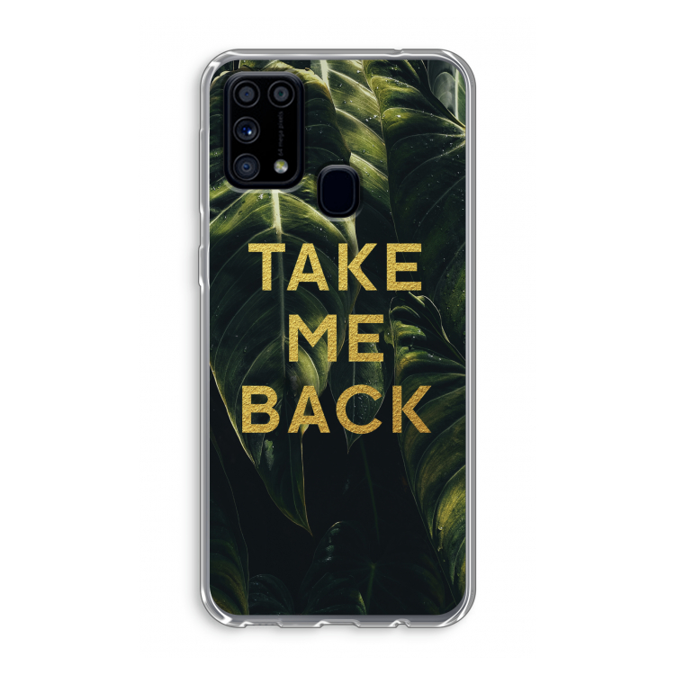 Take me back: Samsung Galaxy M31 Transparant Hoesje