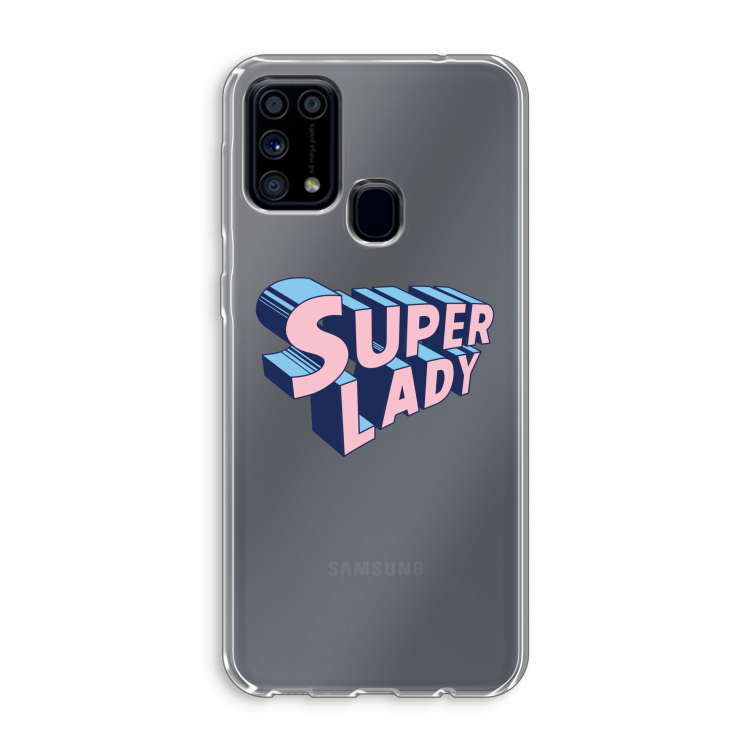 Superlady: Samsung Galaxy M31 Transparant Hoesje