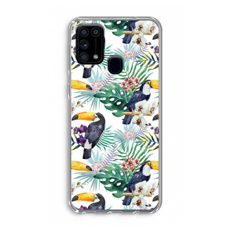 Tukans: Samsung Galaxy M31 Transparant Hoesje