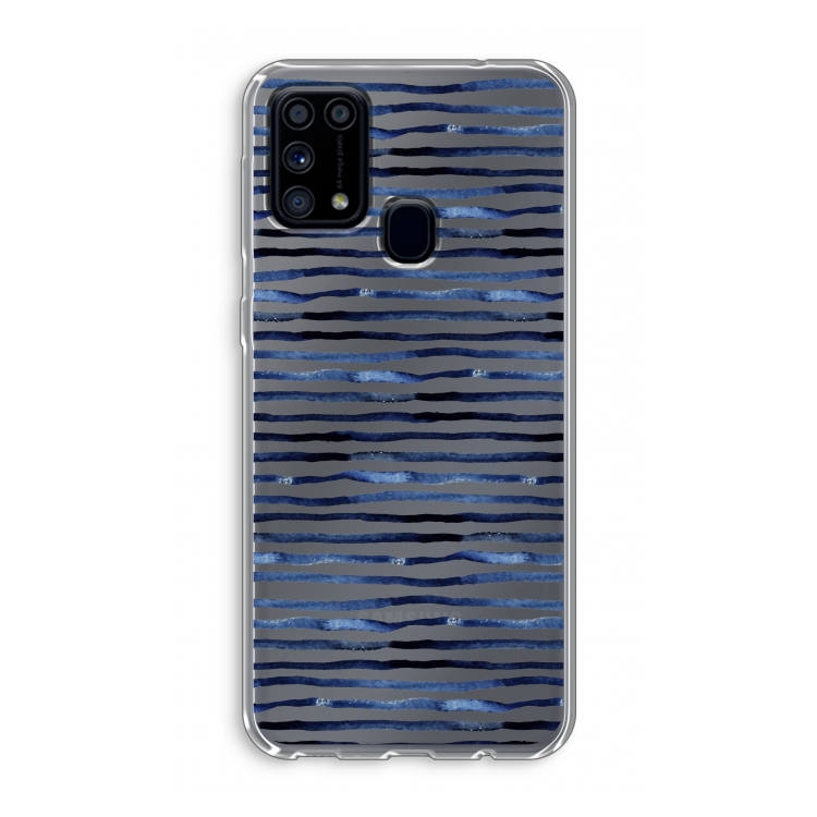 Verrassende lijnen: Samsung Galaxy M31 Transparant Hoesje
