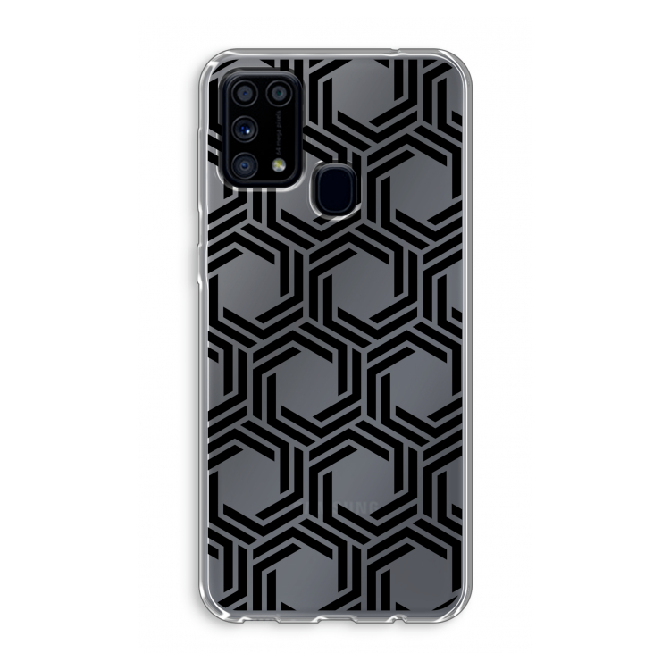 Geometrisch patroon: Samsung Galaxy M31 Transparant Hoesje