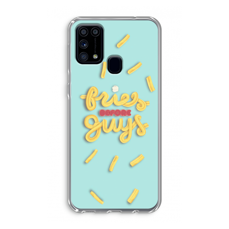 Always fries: Samsung Galaxy M31 Transparant Hoesje