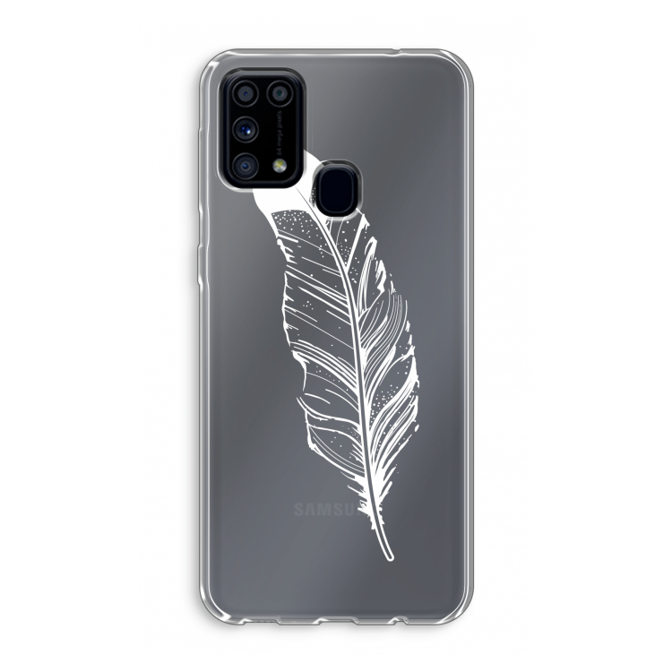 Pluim: Samsung Galaxy M31 Transparant Hoesje