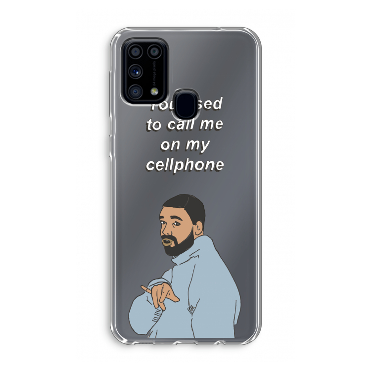 Hotline bling: Samsung Galaxy M31 Transparant Hoesje