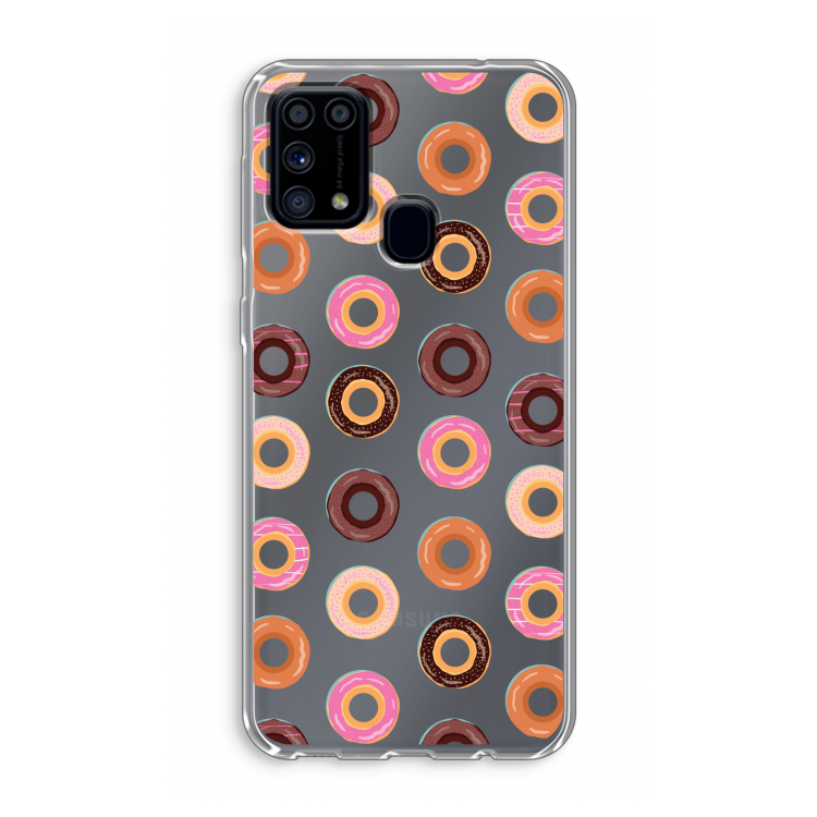 Donuts: Samsung Galaxy M31 Transparant Hoesje