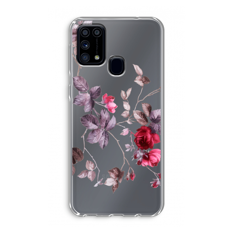 Mooie bloemen: Samsung Galaxy M31 Transparant Hoesje
