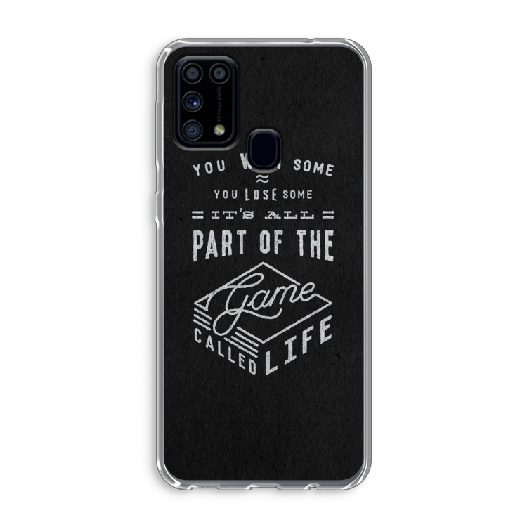 Life: Samsung Galaxy M31 Transparant Hoesje